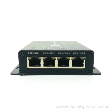 4Port Cctv 10/100mbps 48v 120m Poe Extender Booster